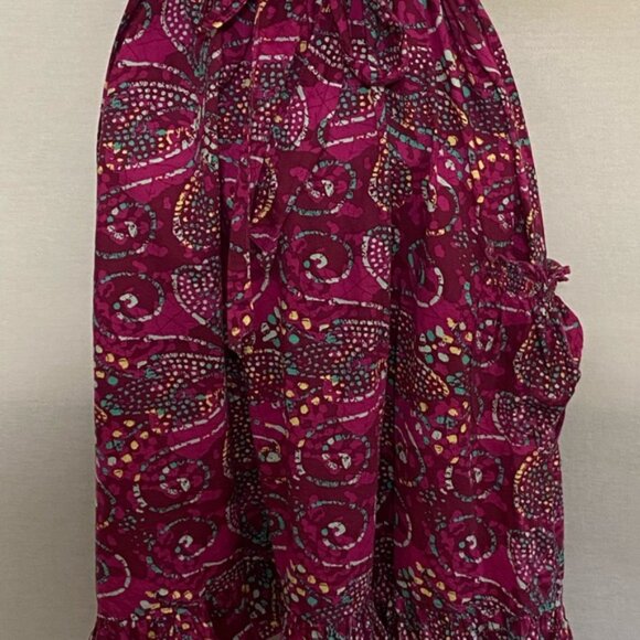 W-39 Flowers Red & Colorful Print Sleeveless MIDI Summer Dress Size S‎ - Picture 8 of 12